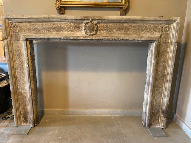 Italian Fireplace Mantel, Dating From The Early 18th Century