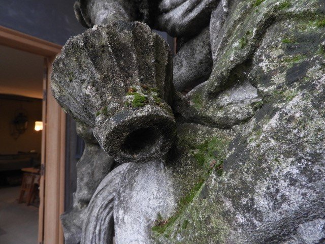 Statue Saint-Georges en Pierre Calcaire, 19ième Siècle-photo-3