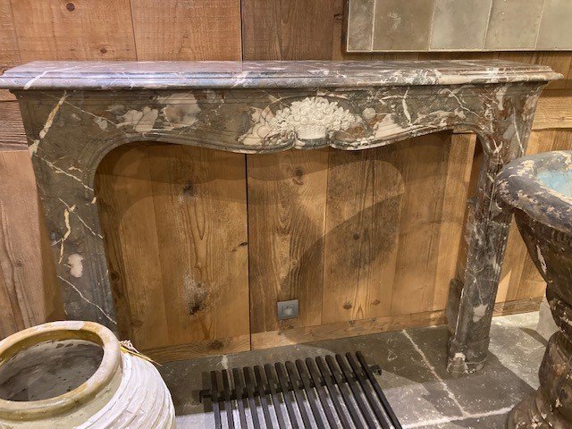 Marble Fireplace, 19th Century-photo-2