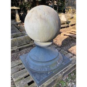 1 Blue Stone Pillar Top Ball