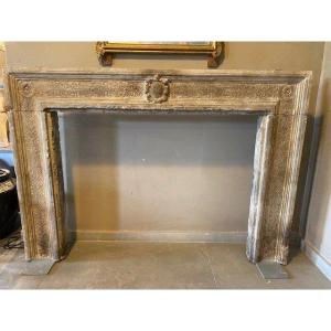 Italian Fireplace Mantel, Dating From The Early 18th Century