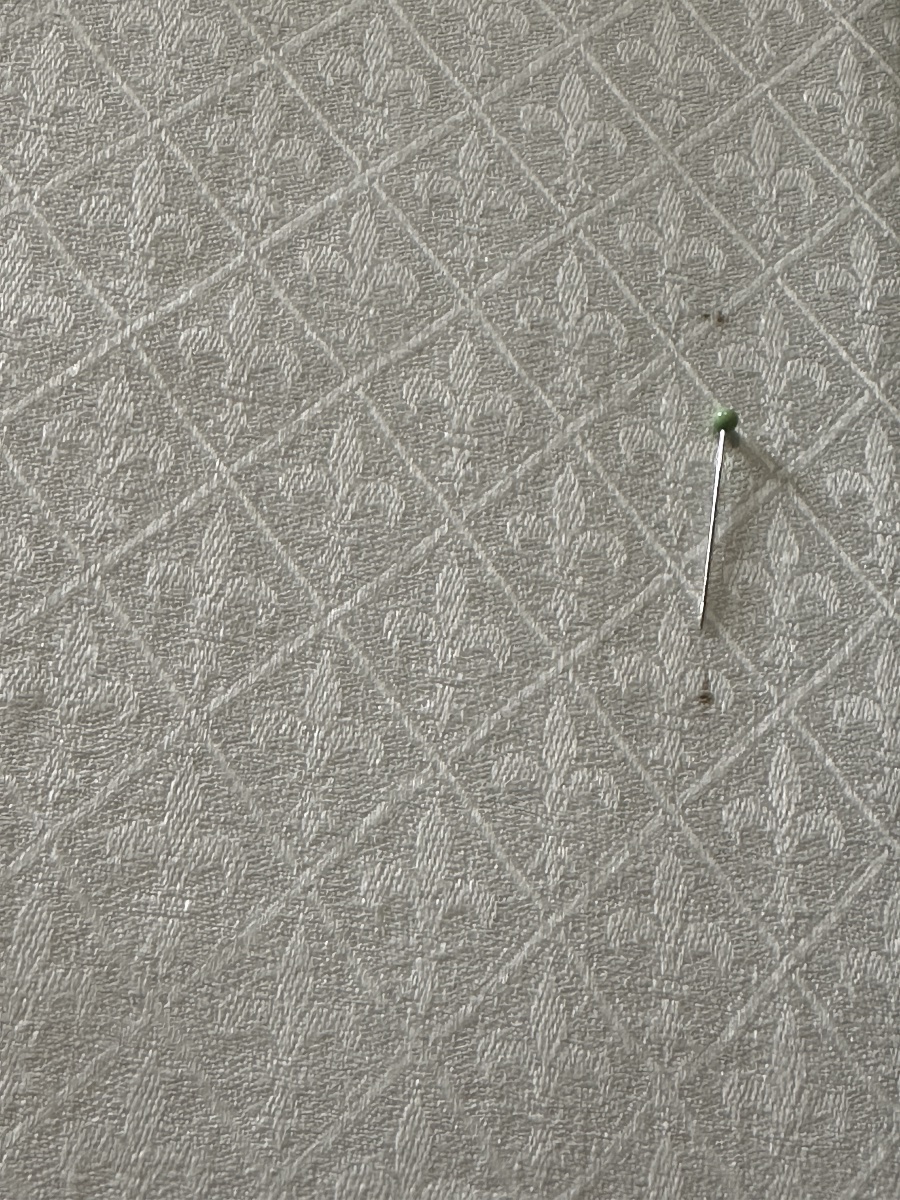 Rare Ensemble De 7 Grandes Serviettes Anciennes, Damassé Fleurs De Lys, Lin , 95x70 Cm , XIXe -photo-7