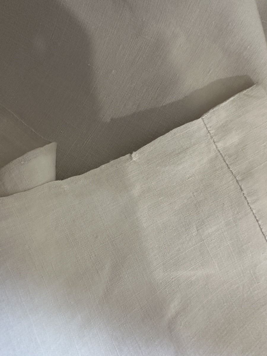 Castle Sheet In Very Light Thread With Crowned Monogram – 19th Century 249x350-photo-7