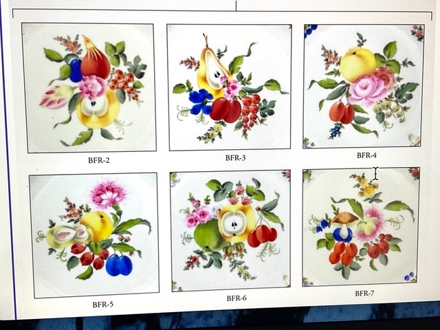 Rare service à thé en porcelaine de Herend Théière, sucrier, pot à lait, 6 tasses 6 soucoupes -photo-1