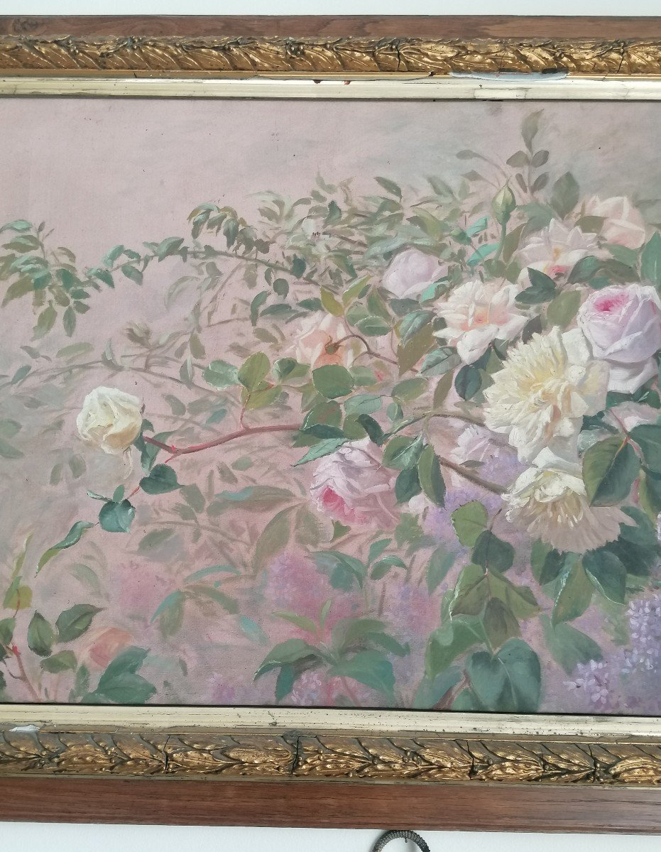 Antoine Gadan (1854-1934) - Orientalist - "la Floraison" - Bône - Algeria  -photo-4