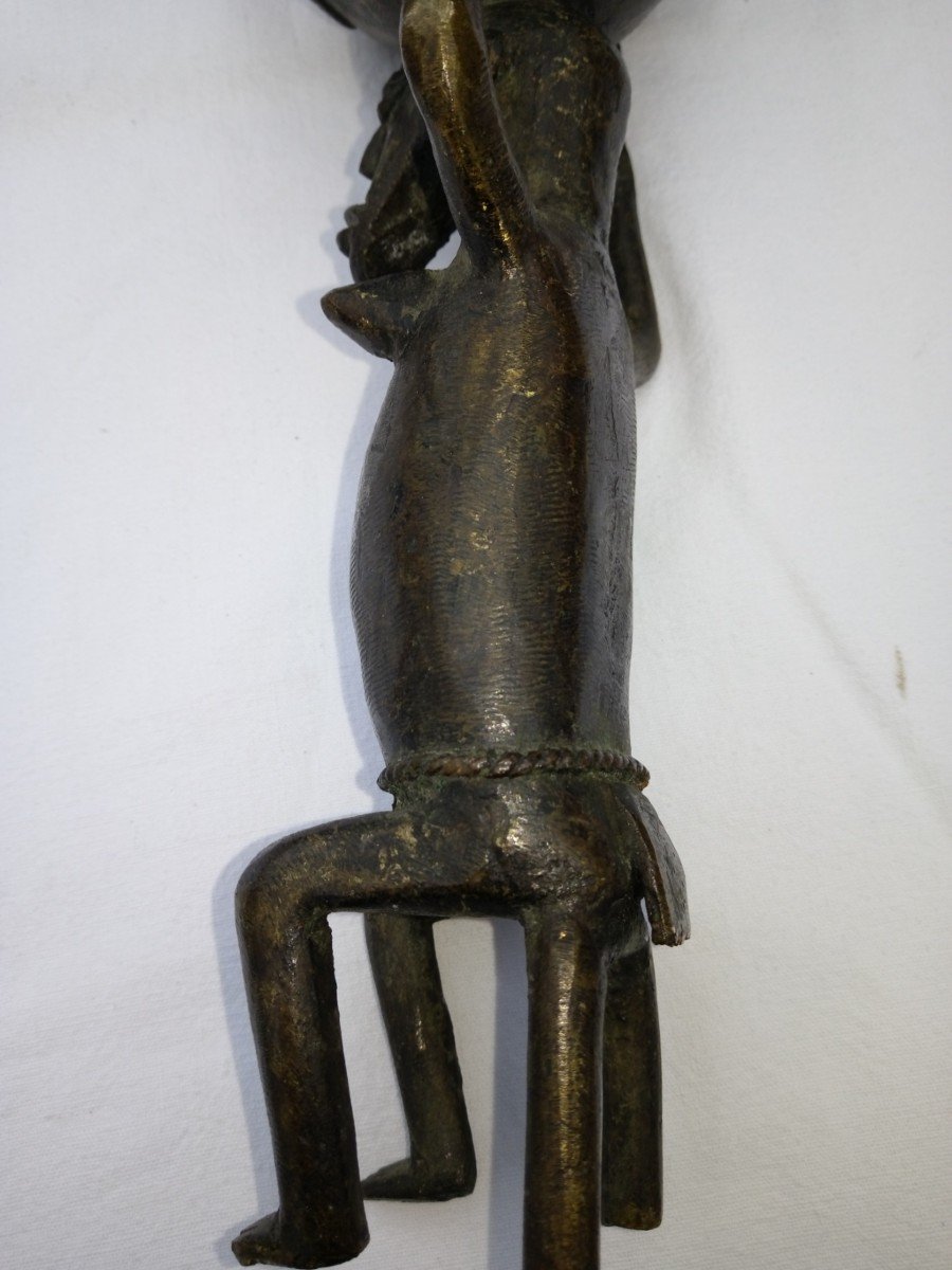 Yorouba - Divination Fecondite - Bronze - XXème -photo-1