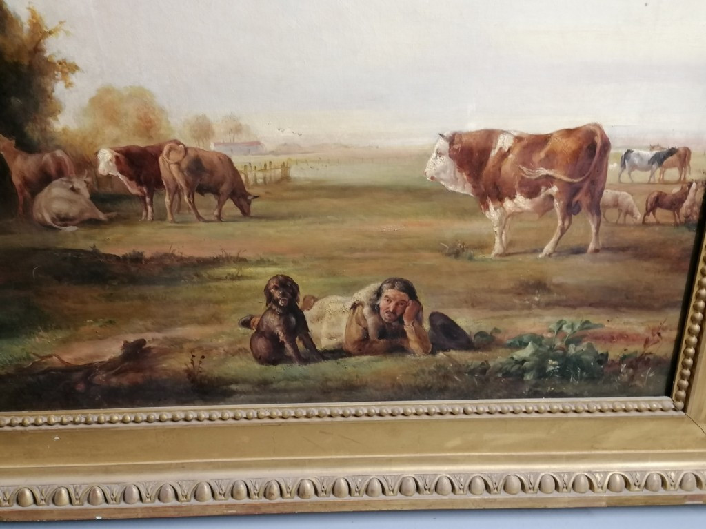  The Farmer And The Cows - After Brascassat - 19th Century - "1899 - Beaume - Bab"-photo-4