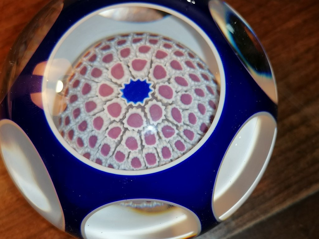 Paperweight Or Sulfide – Saint Louis – Signed Sl1978 – Weight: 1.96 Kg – Diameter: 11 Cm-photo-7