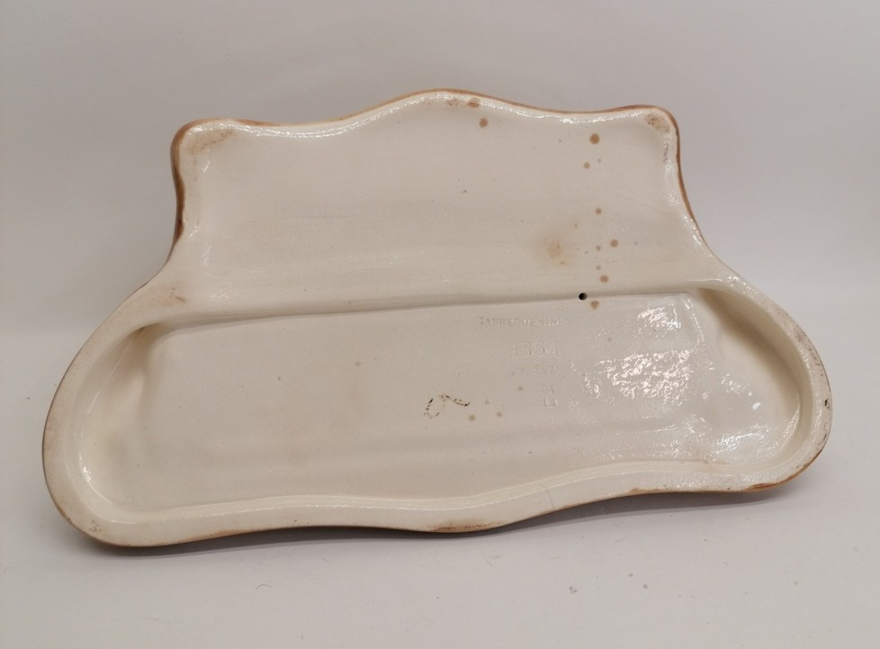 Barbotine Pottery From The Sarreguemines Pottery Factory – 1900 – Art Nouveau-photo-4