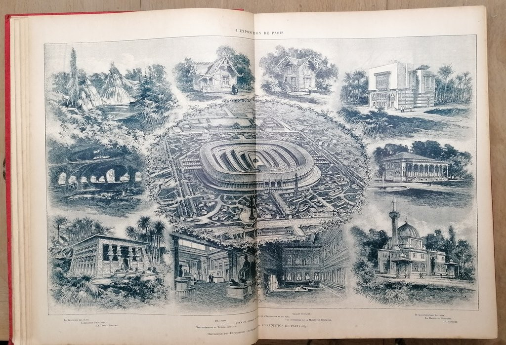 L'exposition universelle de Paris en 1900 - en 3 Volumes - Éditeurs Montgredien à Paris-photo-2