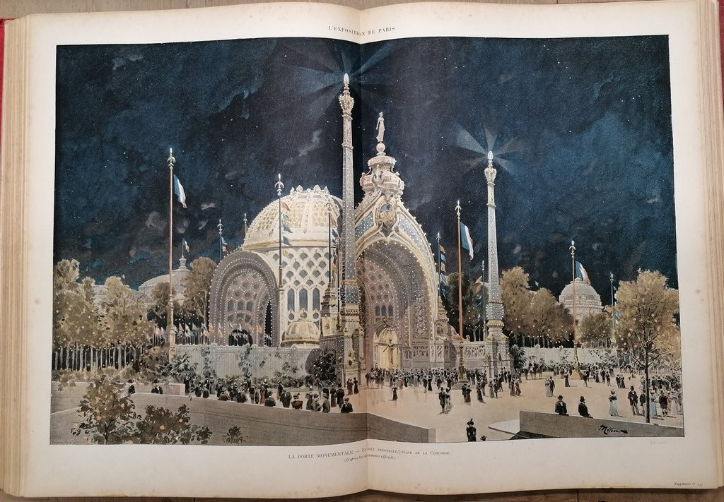 L'exposition universelle de Paris en 1900 - en 3 Volumes - Éditeurs Montgredien à Paris-photo-4