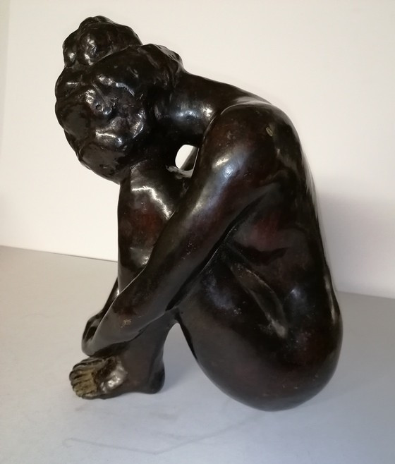 Bronze – Nude Woman – Michel Tardy – Edition 4 Of 8 Copies – Foundry Silva Poseidon – -photo-2