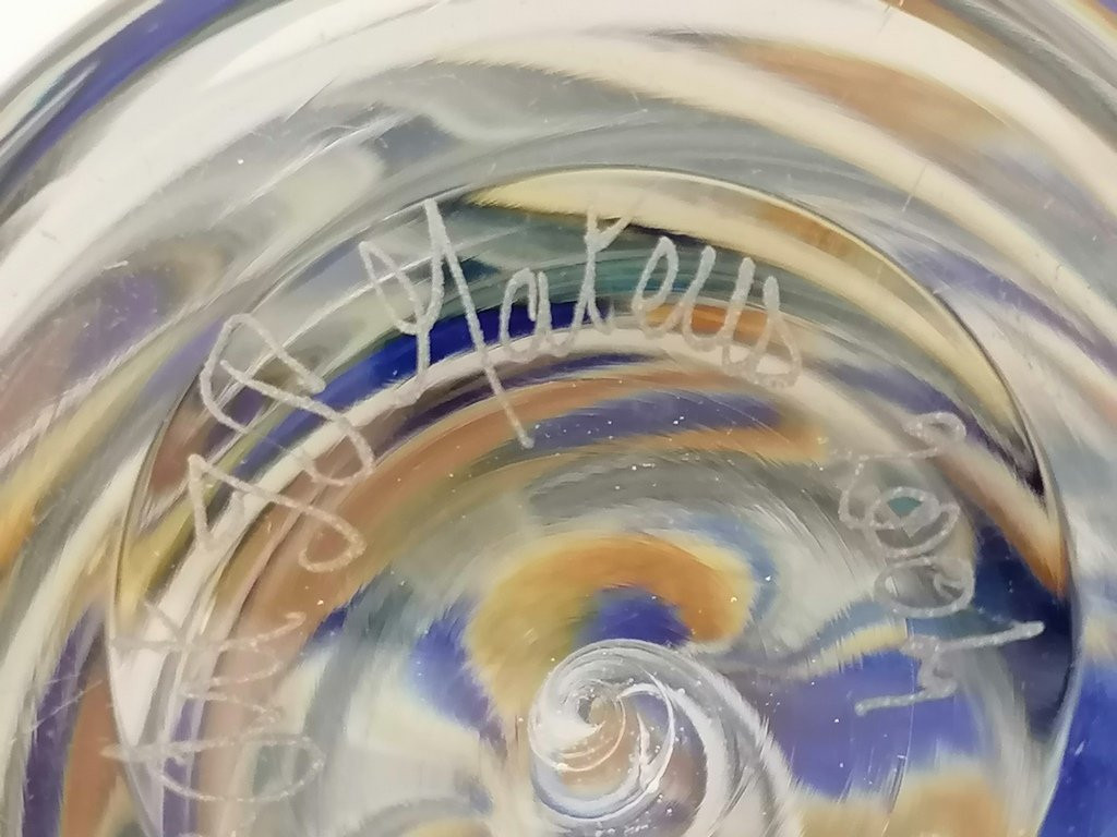 Bottle By Mr. Jorge Mateus In Blown Glass From 2004-photo-4