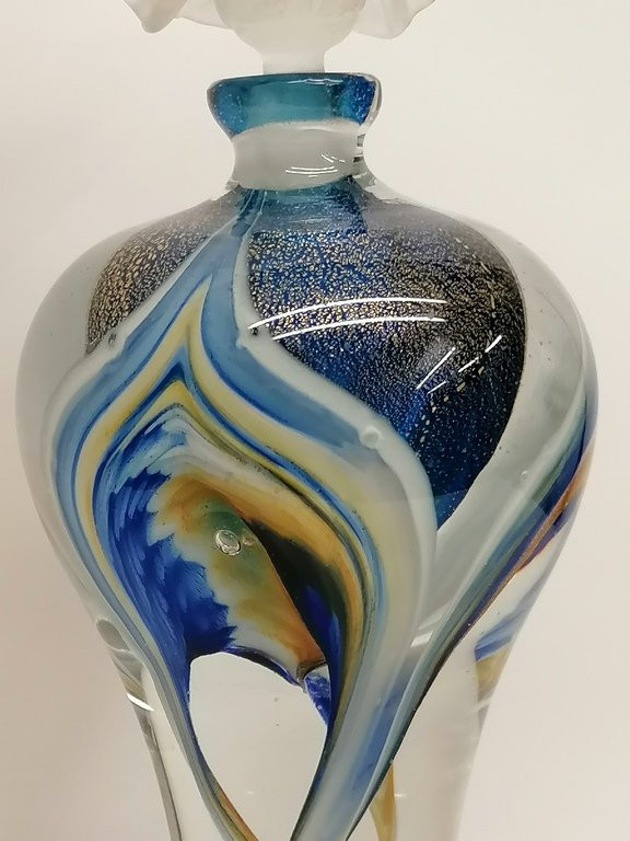 Bottle By Mr. Jorge Mateus In Blown Glass From 2004-photo-3
