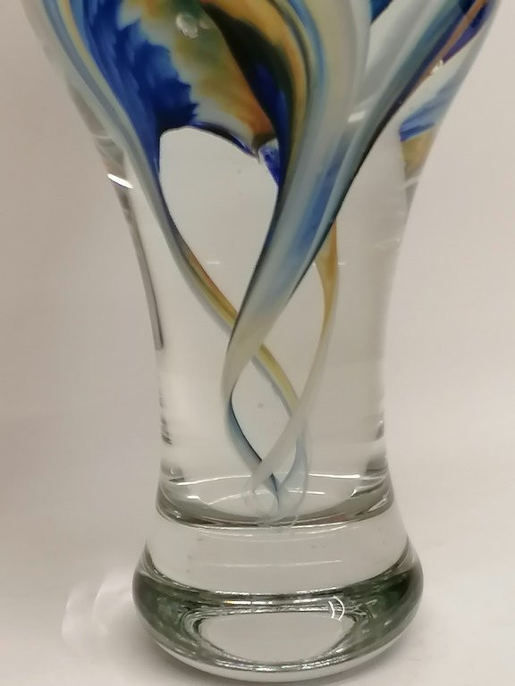 Bottle By Mr. Jorge Mateus In Blown Glass From 2004-photo-4