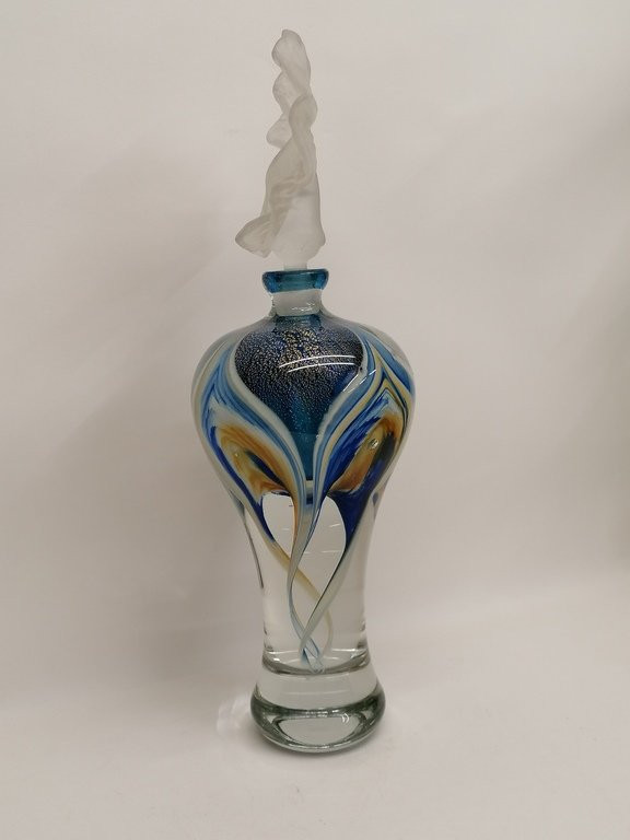 Bottle By Mr. Jorge Mateus In Blown Glass From 2004-photo-8