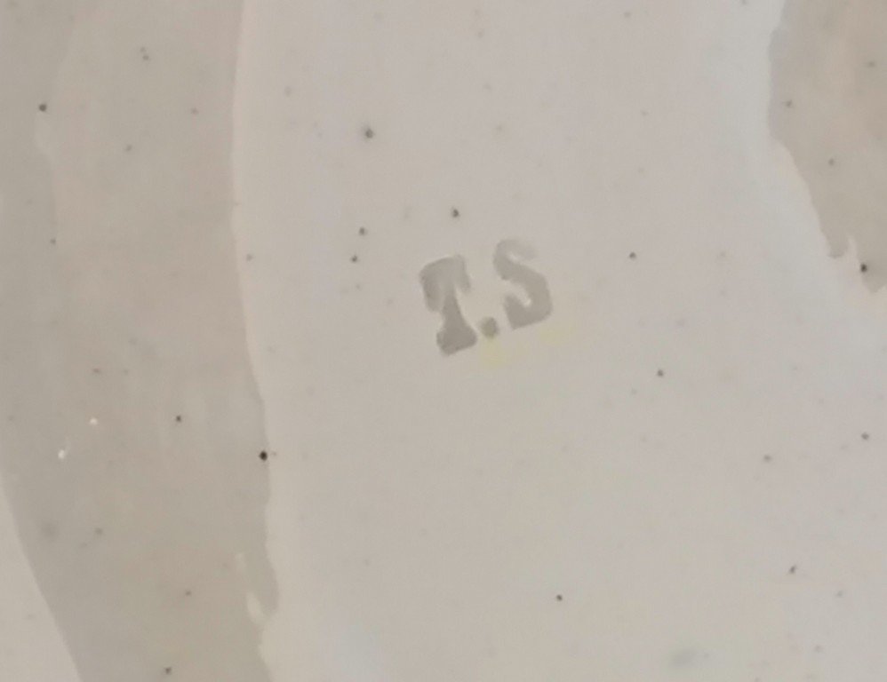 Vase-cratère en Barbotine, Têtes de Bacchus, de M. Thomas Sergent – 1830-1890-photo-7