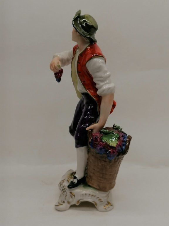 Paire de figures en porcelaine - Volkstedt -  M. Rudolf Kammer - XIXème-photo-6