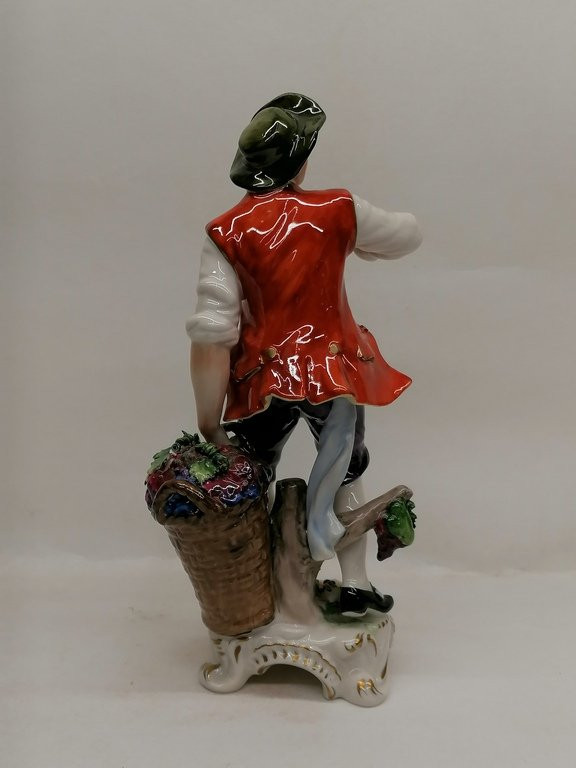 Paire de figures en porcelaine - Volkstedt -  M. Rudolf Kammer - XIXème-photo-7