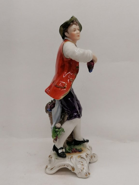 Paire de figures en porcelaine - Volkstedt -  M. Rudolf Kammer - XIXème-photo-8