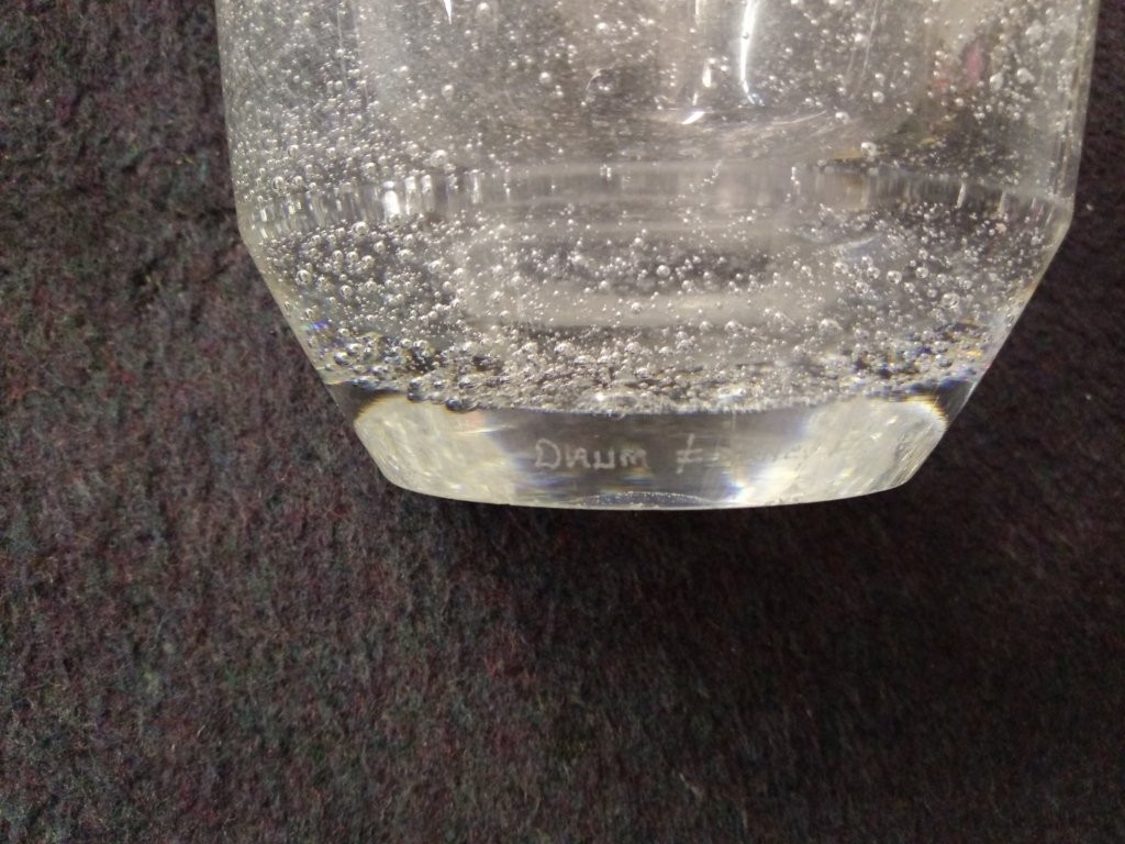 Daum - Bubble Vase - Art Deco - 5 Roses - 1926 -photo-3