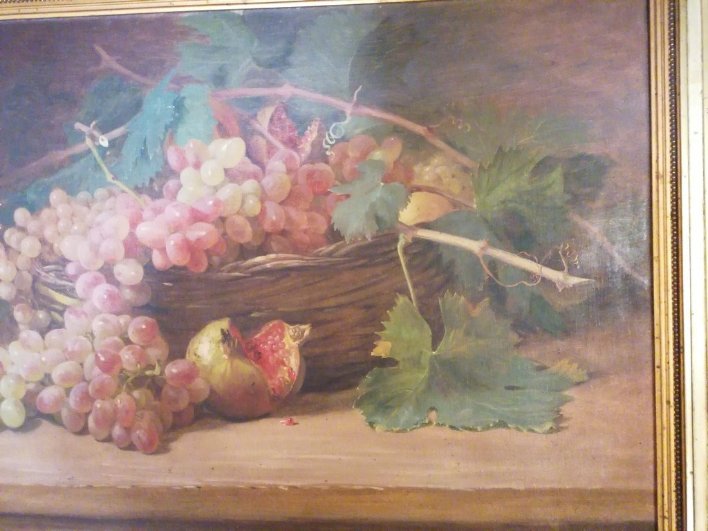 Antoine Gadan (1854-1934) - Orientalist - The Fruit Basket - Oil Painting-photo-4
