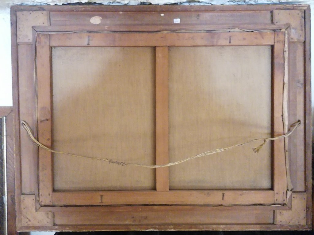 Antoine Gadan (1854-1934) - Orientalist - The Fruit Basket - Oil Painting-photo-5