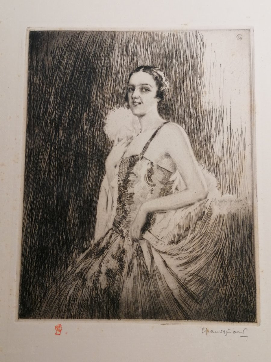 Lucien GRANDGERARD (1880-1970) – EAU FORTE – GRAVURE XX° D'EPOQUE – N° 11-34-photo-3