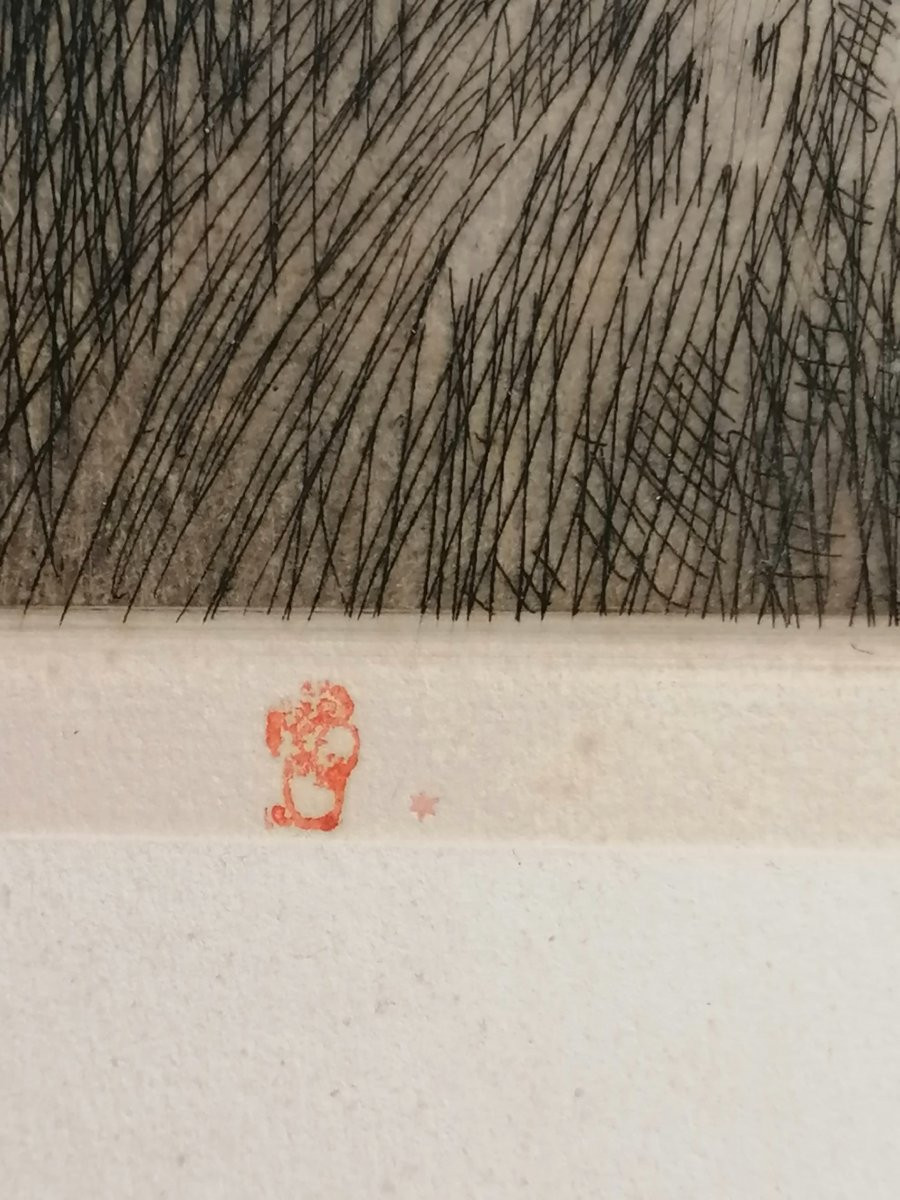 Lucien GRANDGERARD (1880-1970) – EAU FORTE – GRAVURE XX° D'EPOQUE – N° 11-34-photo-1