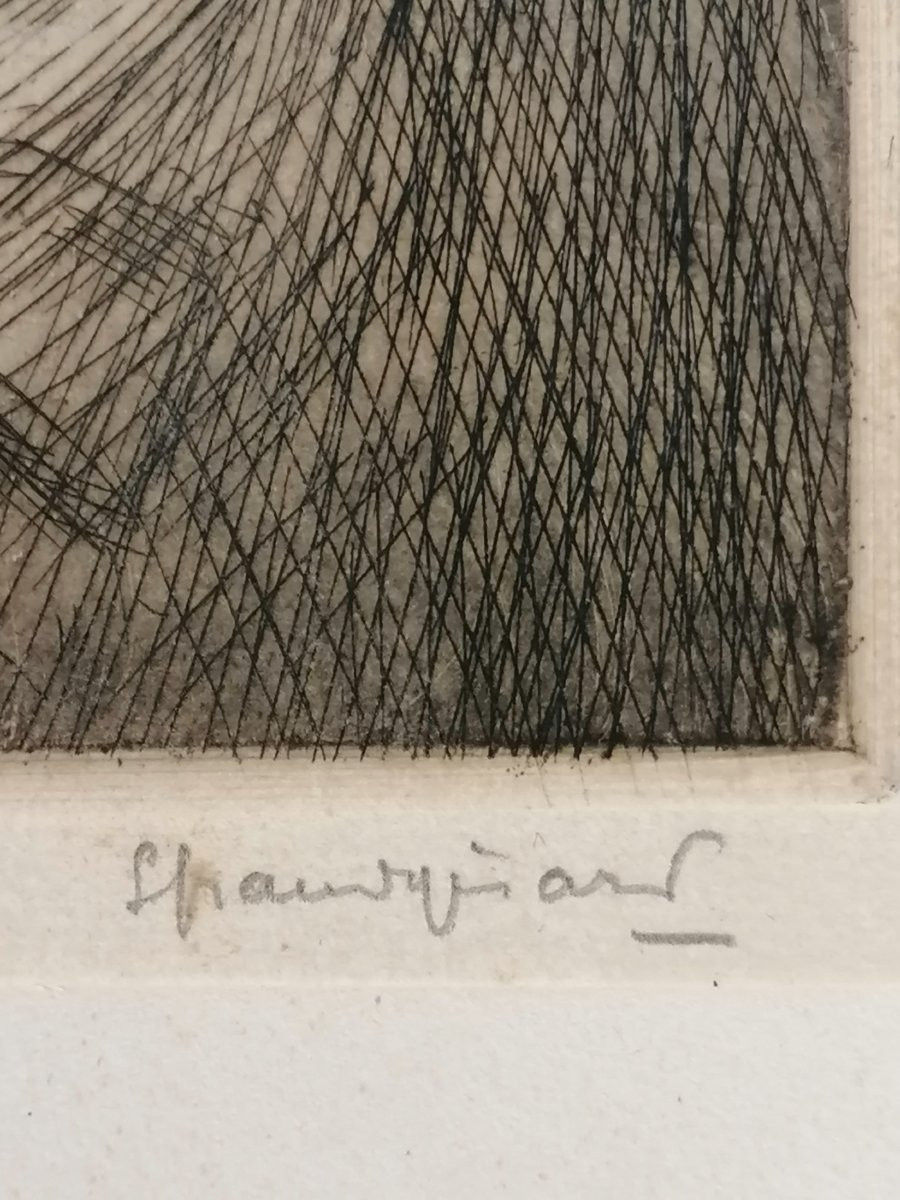 Lucien GRANDGERARD (1880-1970) – EAU FORTE – GRAVURE XX° D'EPOQUE – N° 11-34-photo-2