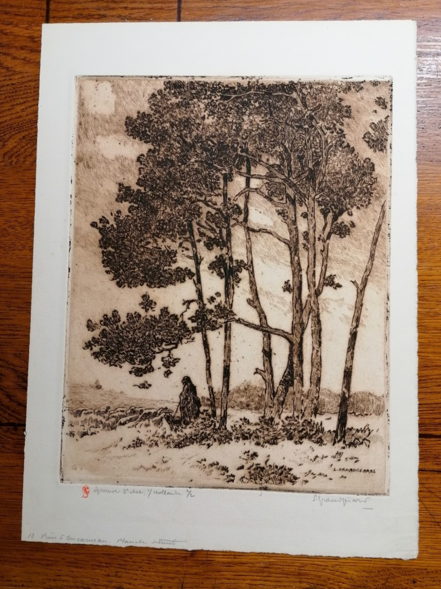 Lucien Grandgerard (1880 - 1970) - Etching - Print 2/2 - N° 17-12