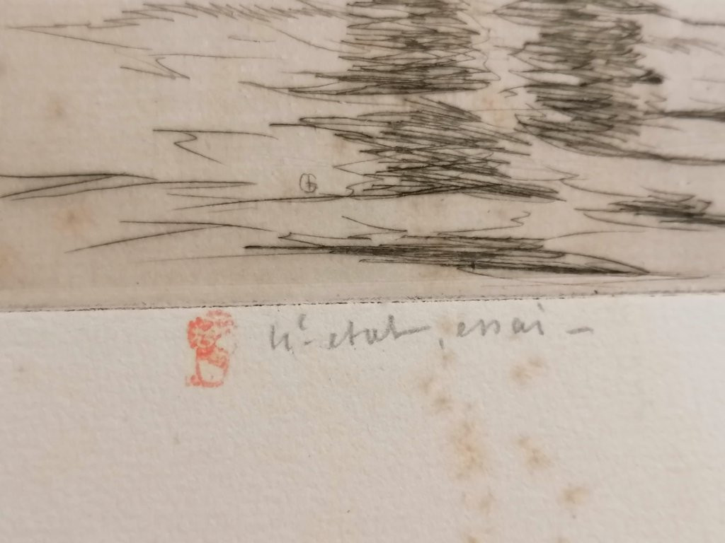 Lucien Grandgerard (1880-1970) - Eau Forte - XX° Epoque Engraving - N° 15-88-photo-3