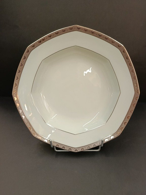 Service de table 'Raynaud' en porcelaine, Céladon, Patine à l’Agate - 1970 - 1975-photo-4