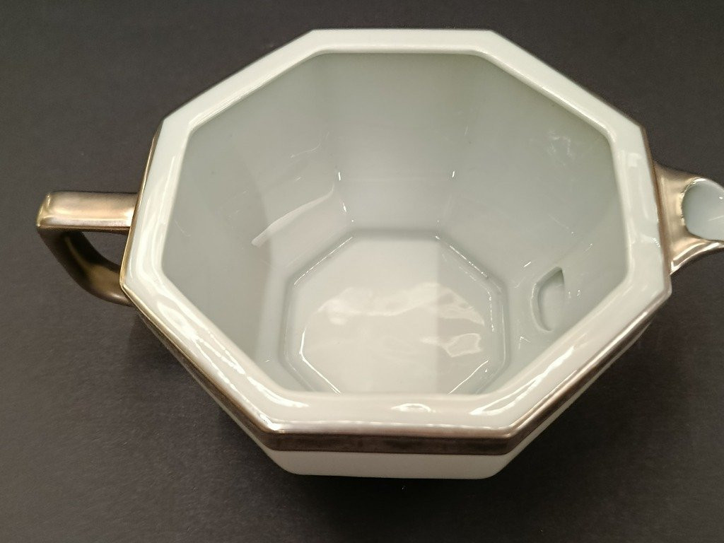 Service de table 'Raynaud' en porcelaine, Céladon, Patine à l’Agate - 1970 - 1975-photo-5