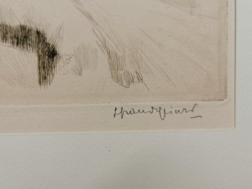 GRANDGERARD – EAU FORTE – GRAVURE XX° D'EPOQUE – N° 63-photo-2