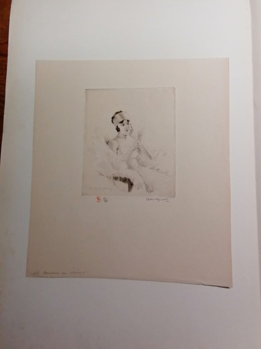 GRANDGERARD – EAU FORTE – GRAVURE XX° D'EPOQUE – N° 63-photo-2