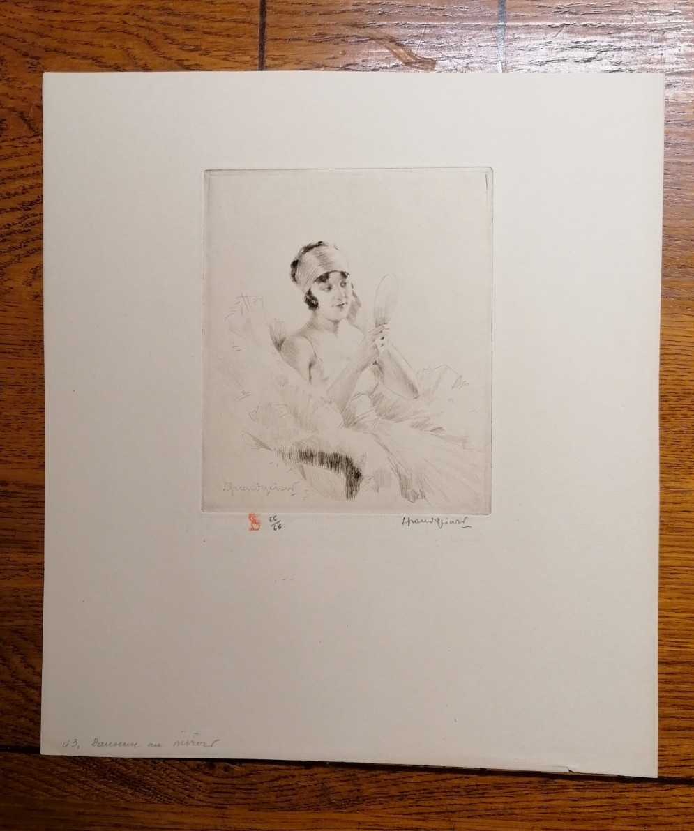 GRANDGERARD – EAU FORTE – GRAVURE XX° D'EPOQUE – N° 63