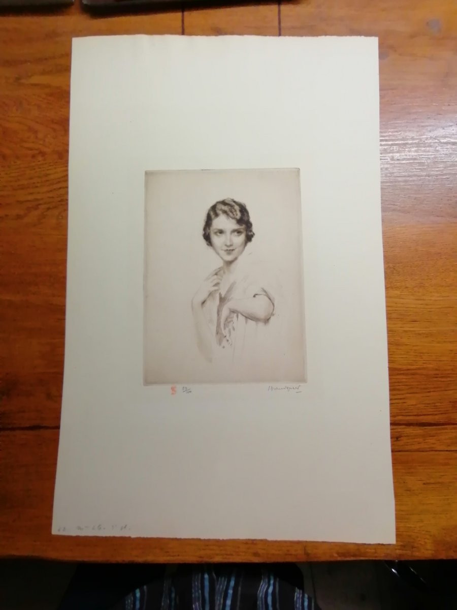 GRANDGERARD – EAU FORTE – GRAVURE XX° D'EPOQUE – N° 62-photo-2