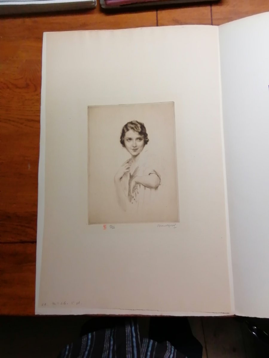 GRANDGERARD – EAU FORTE – GRAVURE XX° D'EPOQUE – N° 62-photo-3