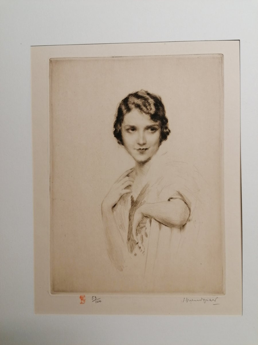 GRANDGERARD – EAU FORTE – GRAVURE XX° D'EPOQUE – N° 62-photo-4
