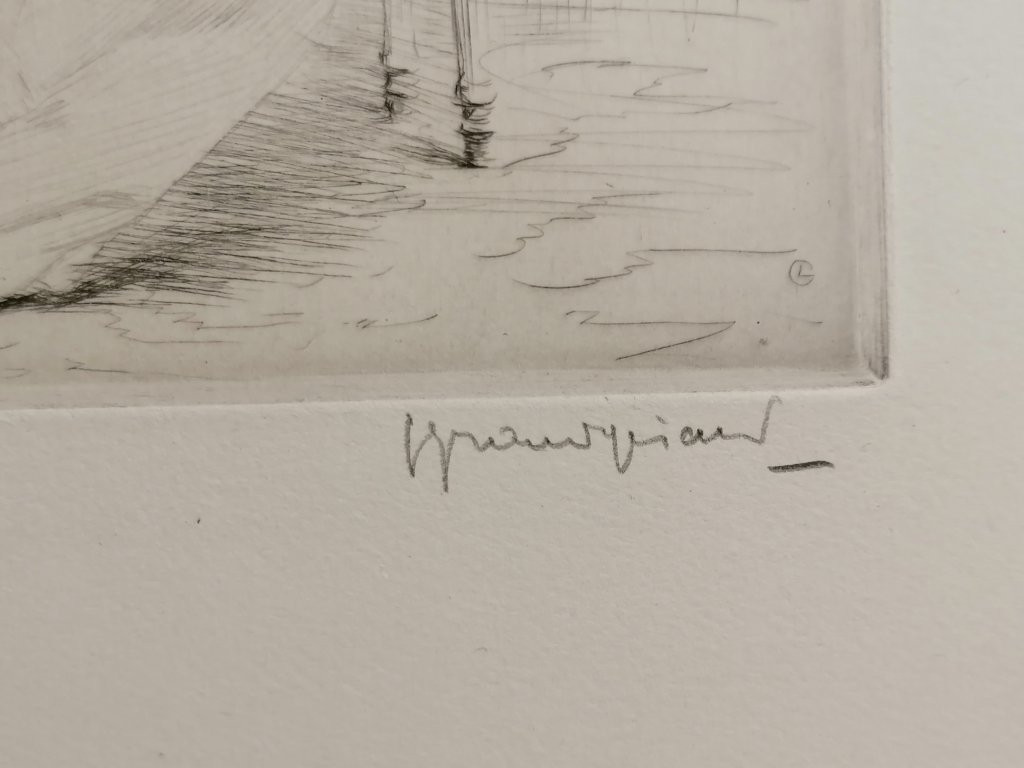 Grandgerard - Etching - XX° Period Engraving - N° 19-photo-3