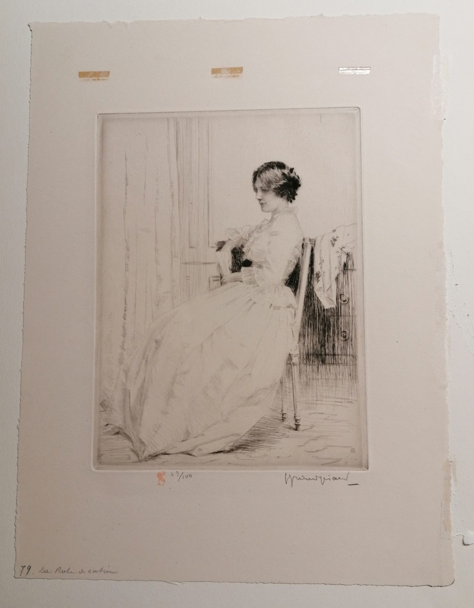 Grandgerard - Etching - XX° Period Engraving - N° 19