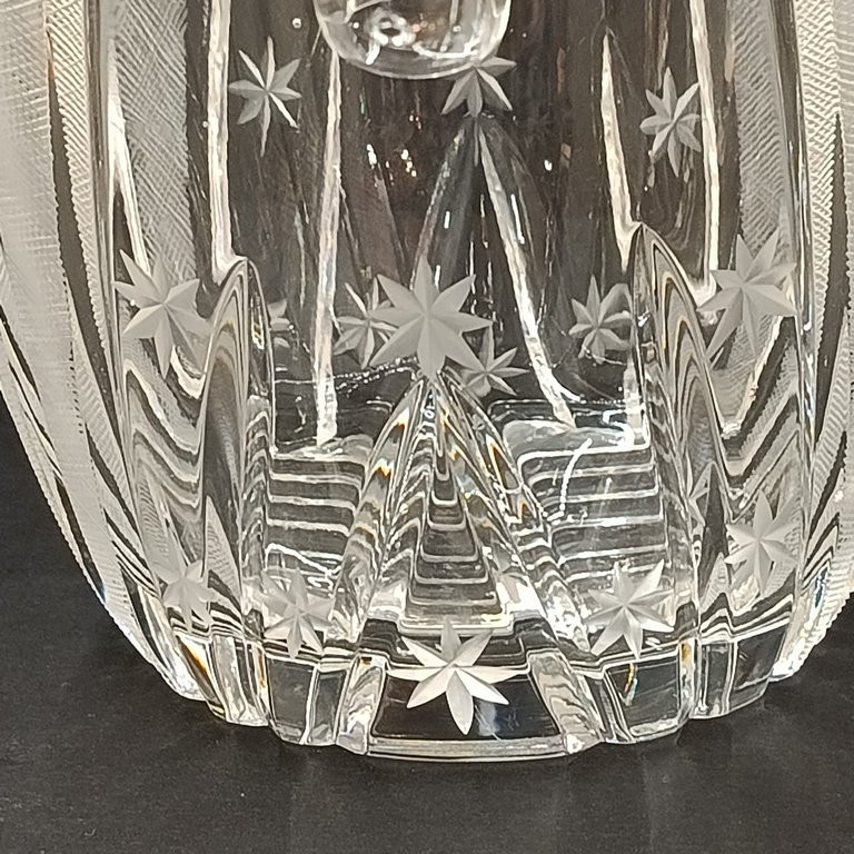 Cut Crystal Champagne Bucket - XX Th - France-photo-2