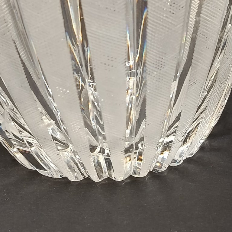 Cut Crystal Champagne Bucket - XX Th - France-photo-3
