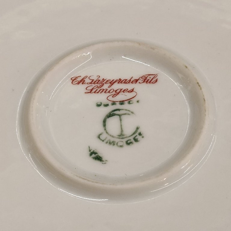  Bonbonnière en porcelaine - Bleu et Or – début XX ème de 1915 à 1944 -photo-8