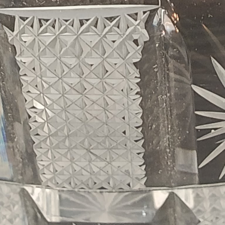 Centre de Table en Cristal taillé et ciselé - Art Deco - pour un poids de 4,94 Kg-photo-3