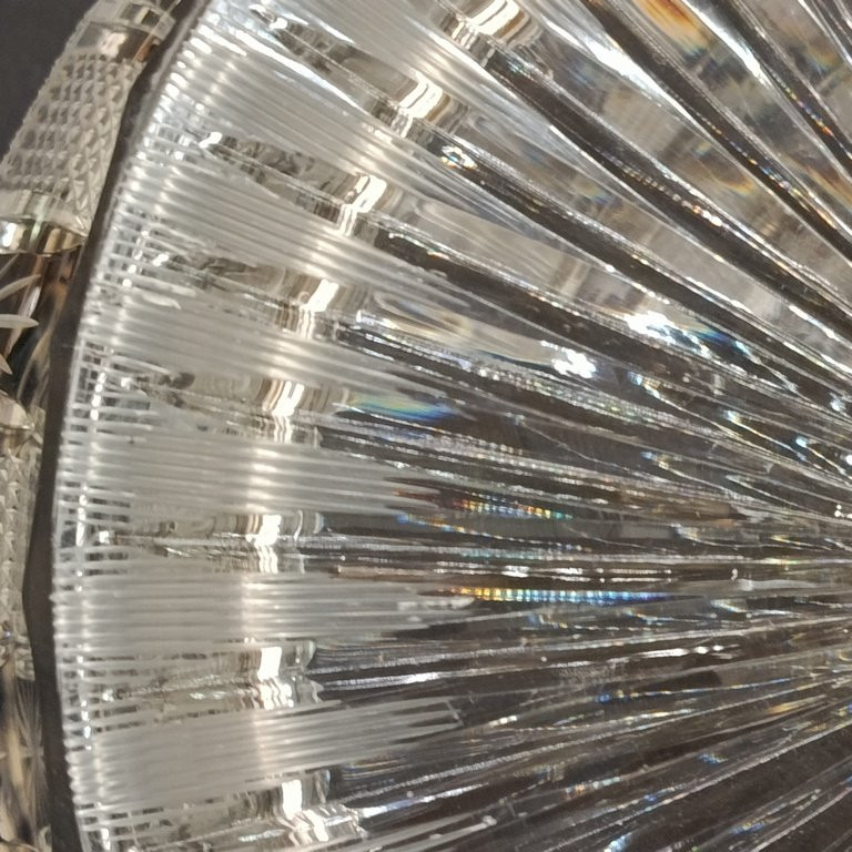 Centre de Table en Cristal taillé et ciselé - Art Deco - pour un poids de 4,94 Kg-photo-8