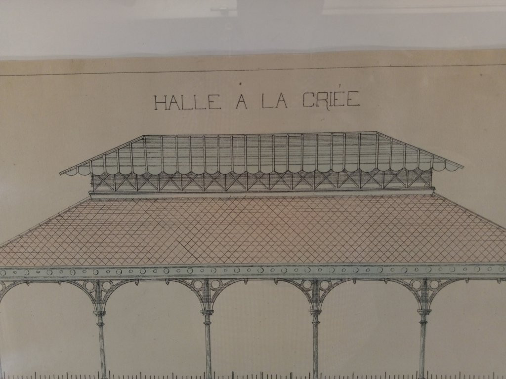 LES HALLES A LA CRIEE D'AVIGNON - ENCRE DE CHINE - LOUIS GERUS - 1904 -photo-4
