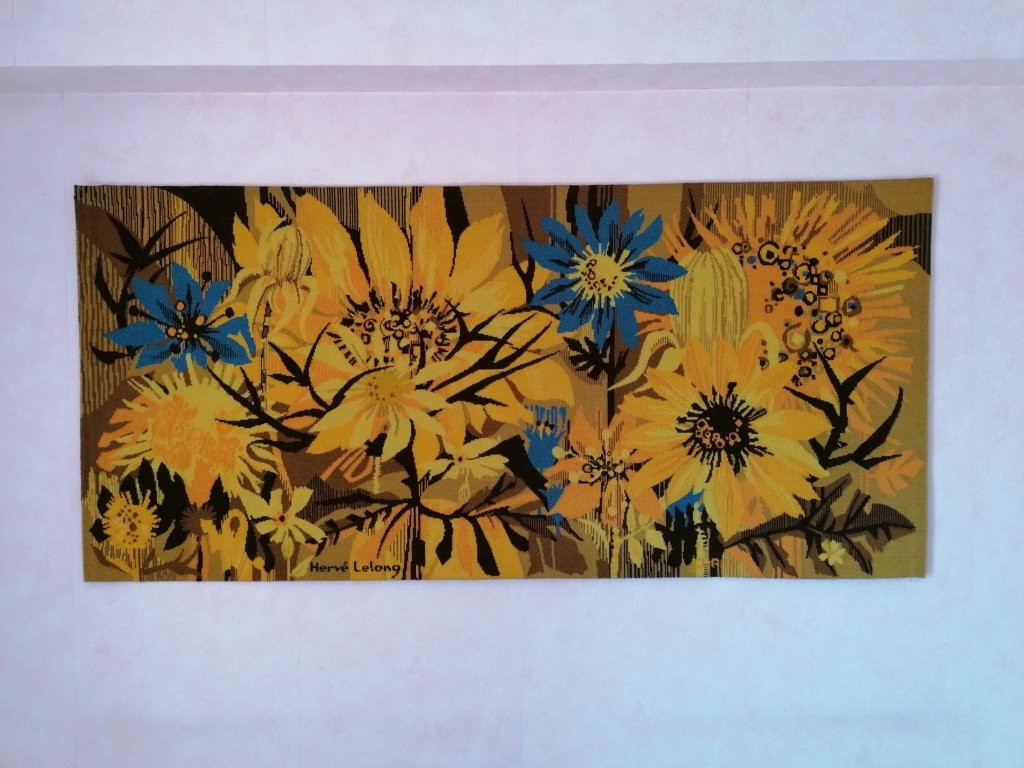 Contemporary Mural Tapestry By M. Hervé Lelong - 1970-1980-photo-4