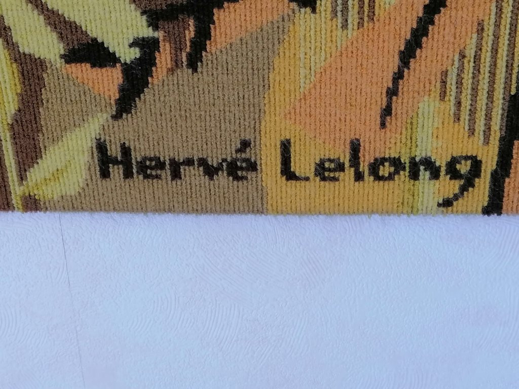 Contemporary Mural Tapestry By M. Hervé Lelong - 1970-1980-photo-5